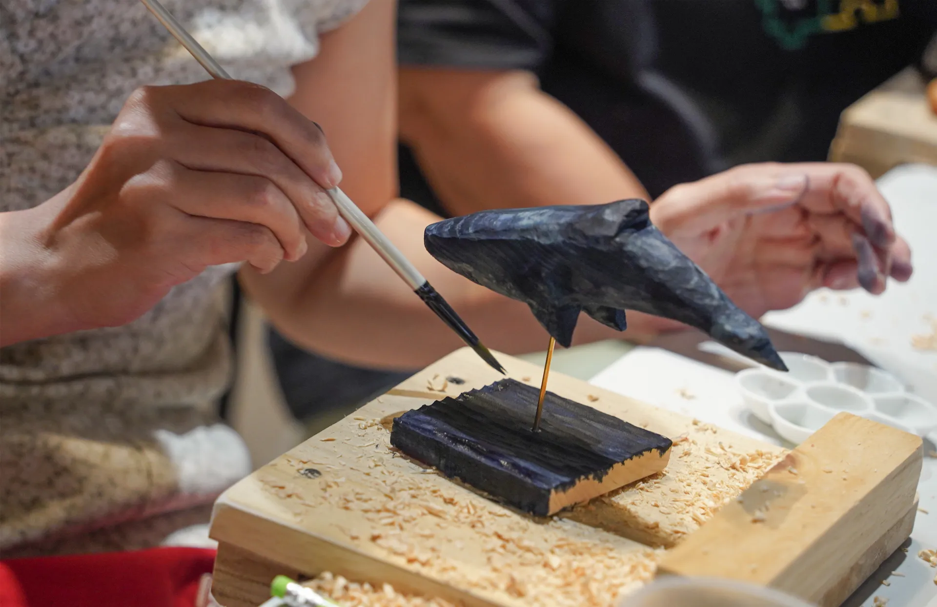微微工作室-木雕鯨魚手作體驗